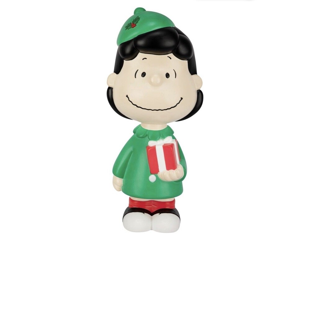 Snoopy Peanuts Lucy Christmas Blow Mold 22 in NEW Viral Indoor Outdoor